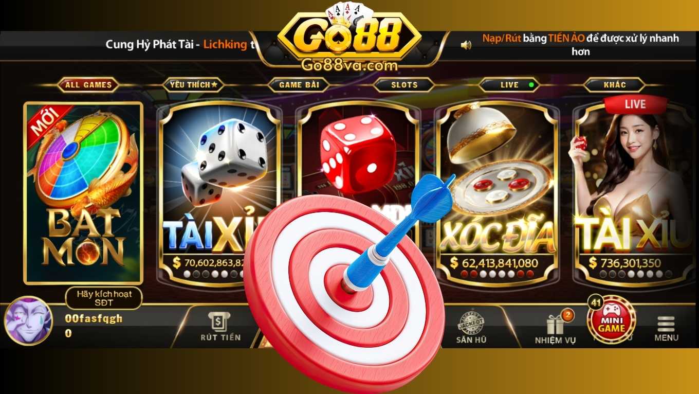 Mục tiêu phát triển của cổng game GO88