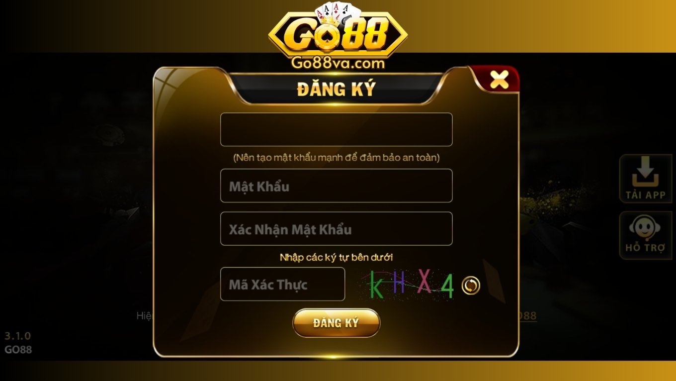 Tham gia GO88 siêu nhanh siêu dễ